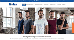Desktop Screenshot of lindenbedrijfskleding.nl